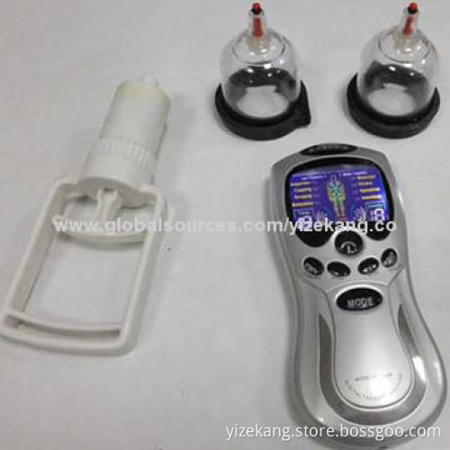 Three Channels Digital Therapy Machine with Cupping